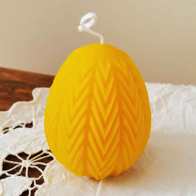Easter Beeswax Egg Candle