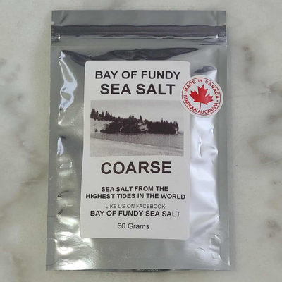 Sel de mer de la baie de Fundy, gros 30 g