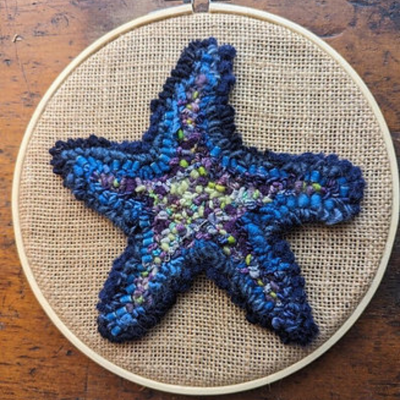 Starfish Rug Hooking Pattern