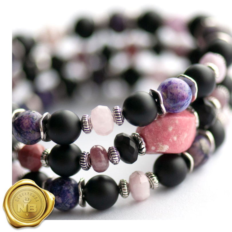 Fierce Optimism - Gemstone Bracelet Set