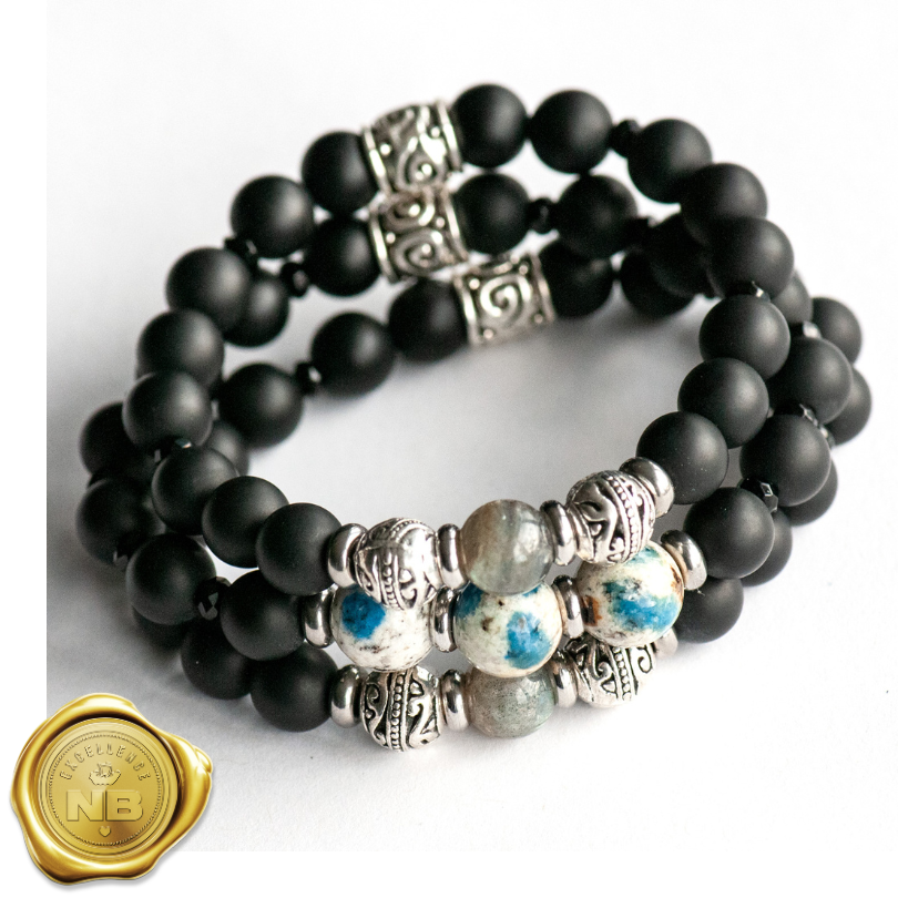 Fierce Fortitude - K2 Stone Bracelet Set