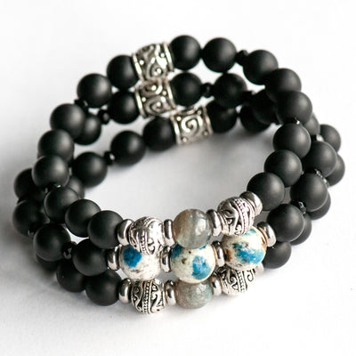 Fierce Fortitude - Ensemble de bracelets en pierre K2