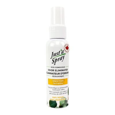 Just'a Spray Toilet Odor Eliminator, Island Fresh, 55 ml