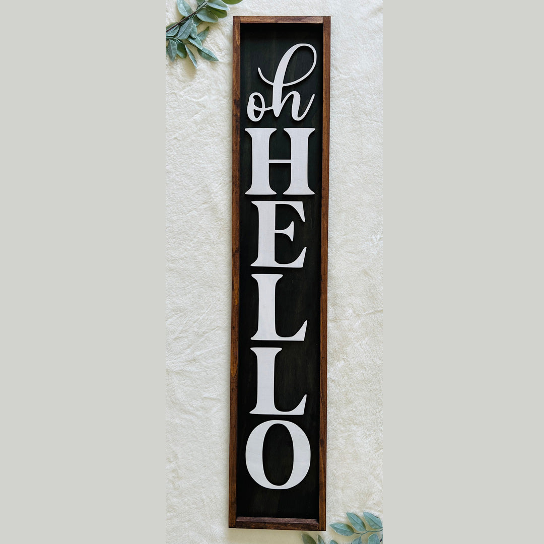 Rustic Welcome Sign – Excellence NB
