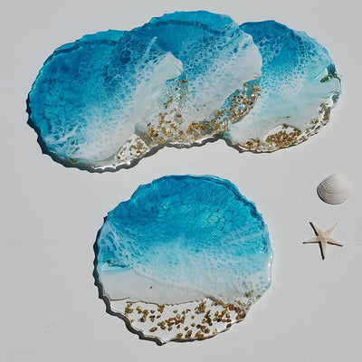 Beach Art Coaster