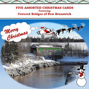 Cartes de Noël pont couvert