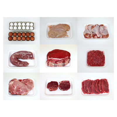 Boîte de viande variée