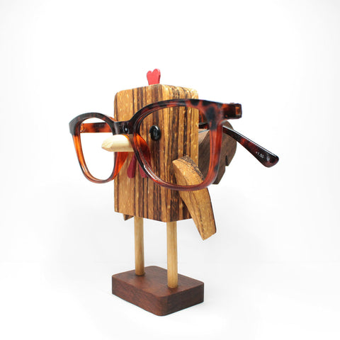 Rooster Eyeglass Stand