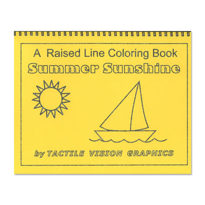 Summer Sunshine: Un livre de coloriage surélevé
