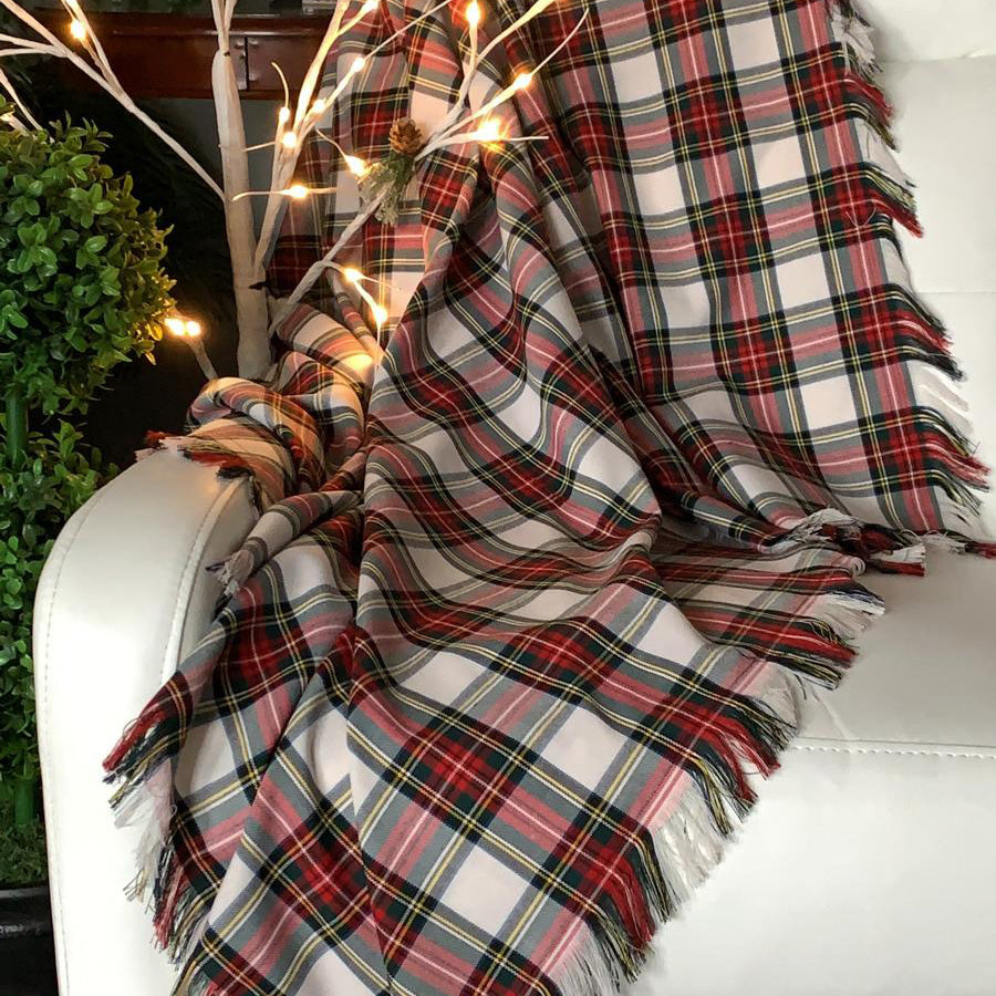 Dress Stewart Tartan Throw or Blanket Scarf