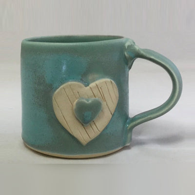 Heart Pottery  Mug