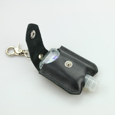 Leather Hand Sanitizer  Keychain