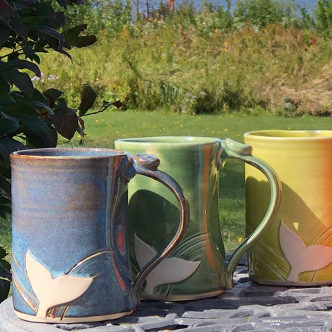 Whale Tail Beer Mugs